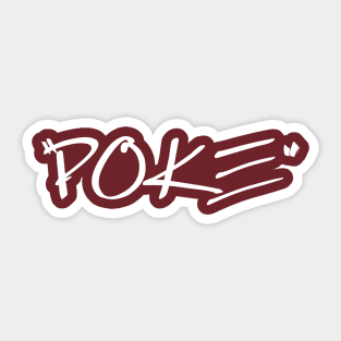 Poke me! Funny meme Sticker